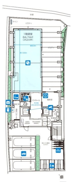 VPO赤坂1F 間取り図