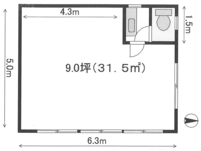 喜久屋ビル102 間取り図