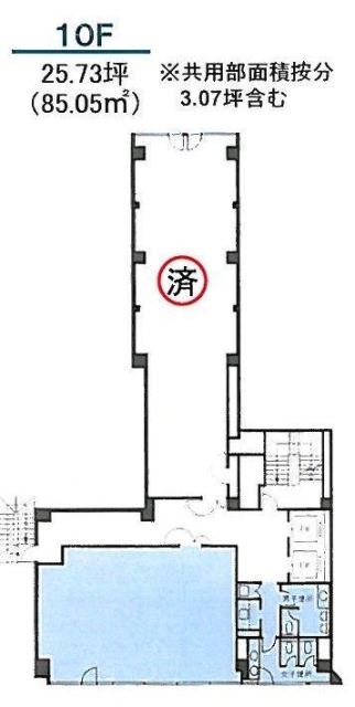 千代田ビル10F 間取り図