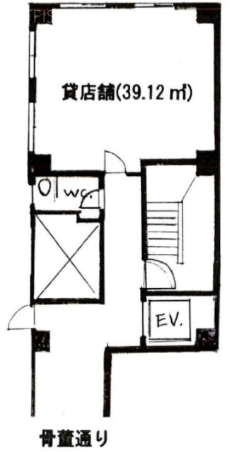 第1和田ビル1F 間取り図
