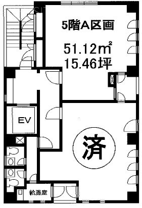 横浜エクセレントⅩⅤⅡA 間取り図
