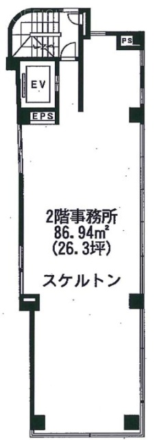 鈴円代官山ビル2F 間取り図