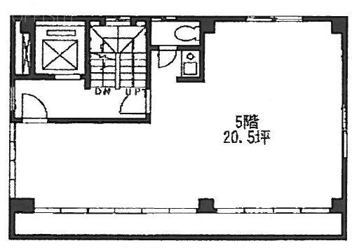 山梅ビル5F 間取り図