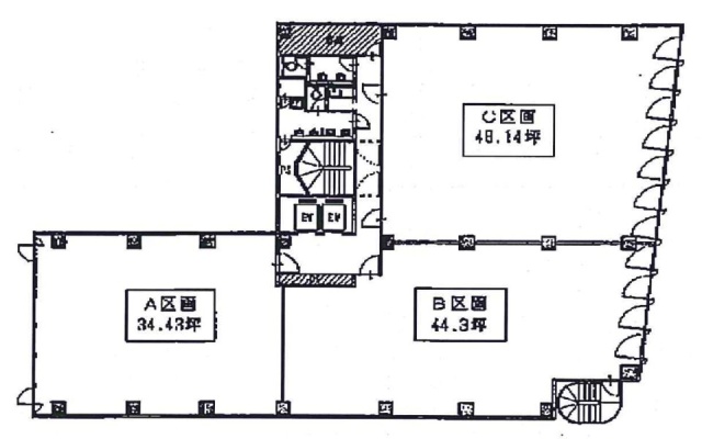武蔵ビルB 間取り図