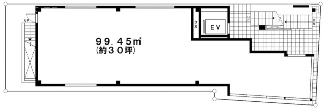 ジェイグラス(Jグラス)ビル1F 間取り図