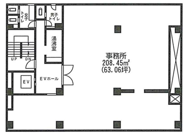 アミノ酸会館ビル8F 間取り図