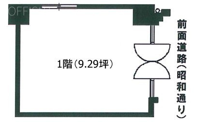 御徒町永谷タウンプラザ1F 間取り図