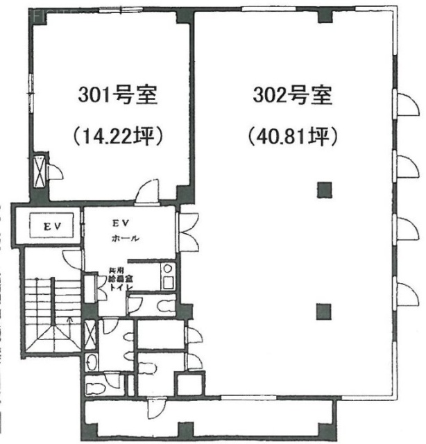 代官山ファーストビル302 間取り図