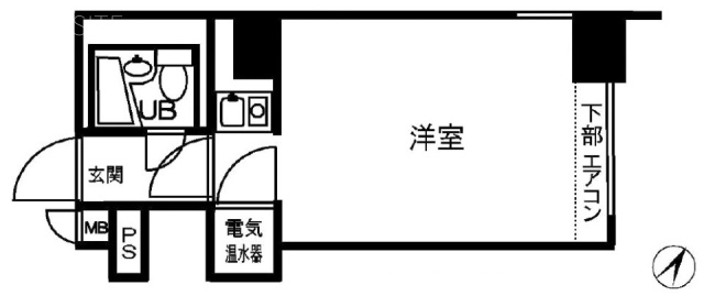 パシフィック乃木坂907 間取り図