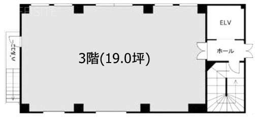 松濤ビル3F 間取り図