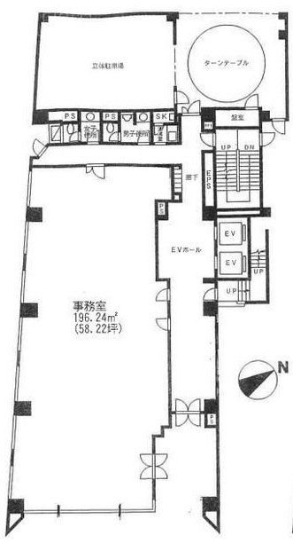 タイムズビル1F 間取り図