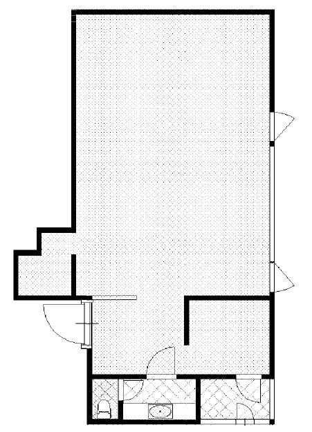 Uポート21ビルB 間取り図