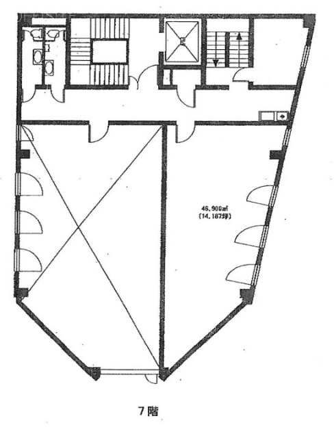 橋本ビル7F 間取り図