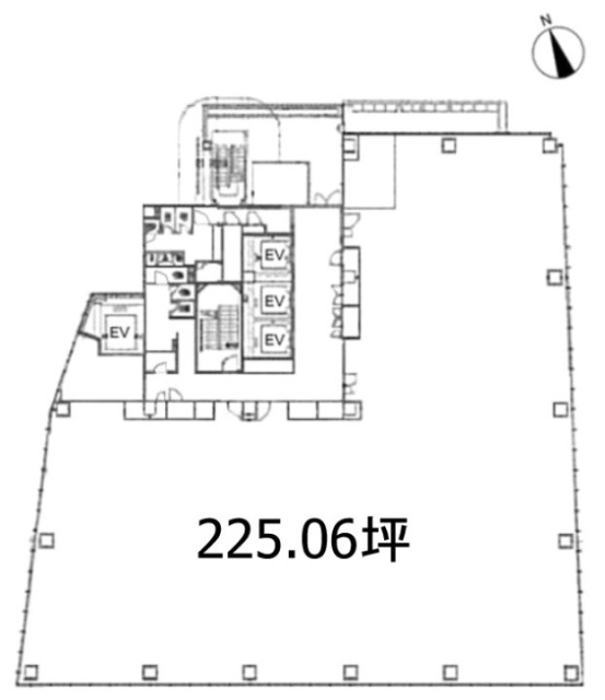 長谷工南砂町駅前ビル6F 間取り図