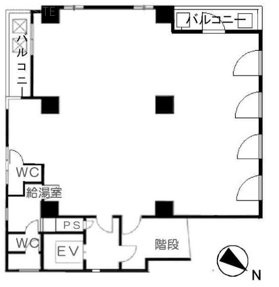 一番町コート5F 間取り図