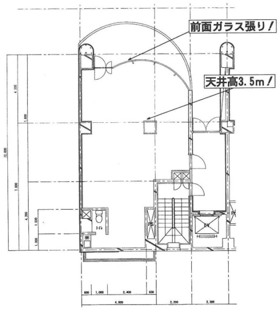 永都ビル西麻布1F 間取り図