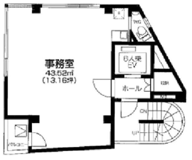 TKTビル2F 間取り図