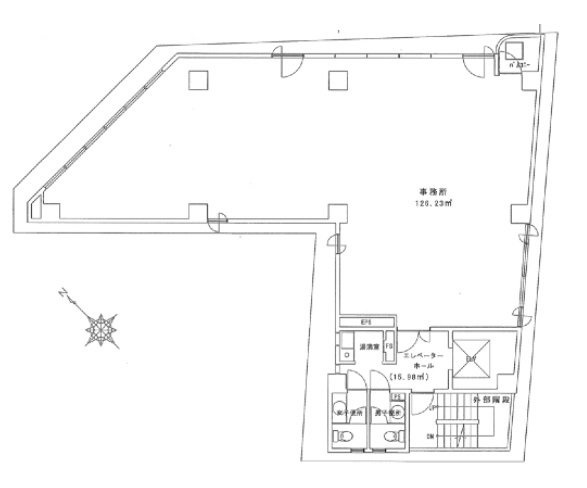 第12FMGビル3F 間取り図