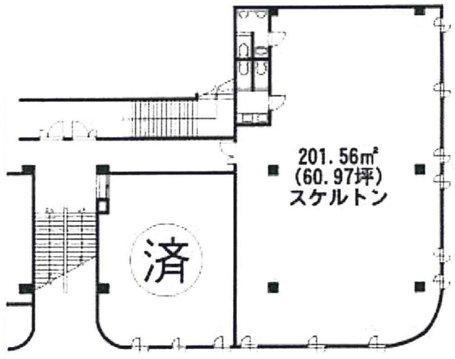 リムーブル堀木ビル203 間取り図