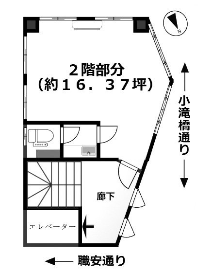 久川ビル2F 間取り図