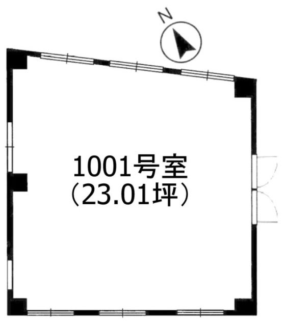 ユニオン小石川第一ビル1001 間取り図