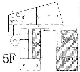 Navi赤坂Ⅱ(共同赤坂)ビル506-2 間取り図