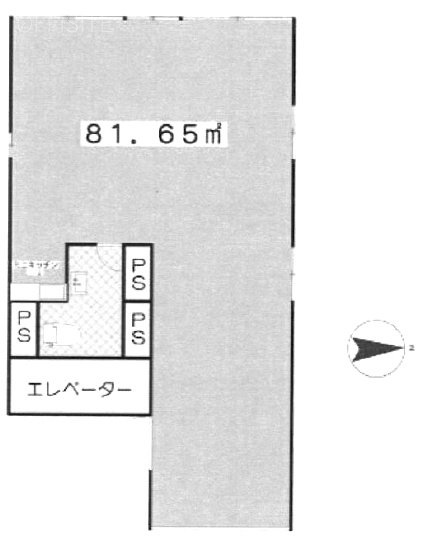 自由が丘ミドリビル6F 間取り図