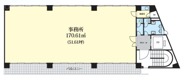 新川ダイユウビル2F 間取り図