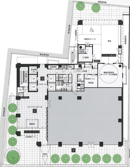 内幸町東急ビル1F 間取り図