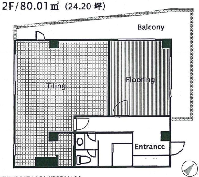 VILLA GLORIA(ビラ・グロリア)2F 間取り図