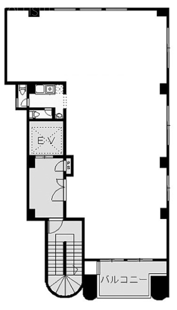 SHビル3F 間取り図