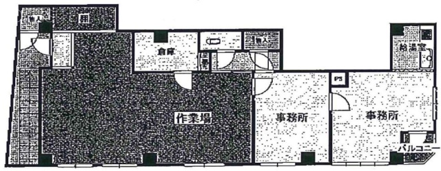 清水ビル2F 間取り図