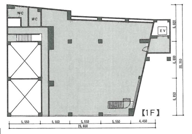 三田和順ビル1F 間取り図