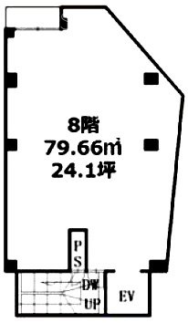 THE KINDAI 12 IKEBUKURO8F 間取り図