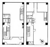 大森内神田ビル1F～2F 間取り図