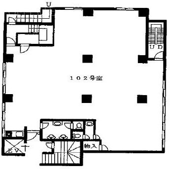 新宿ユニオンビル102 間取り図