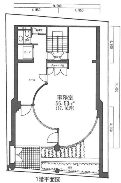 ディアテックビル1F 間取り図
