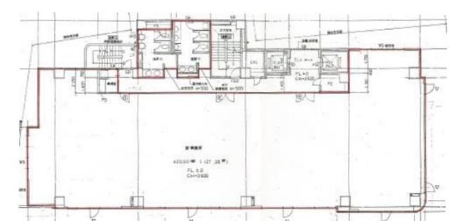 芝桝田ビル4F 間取り図