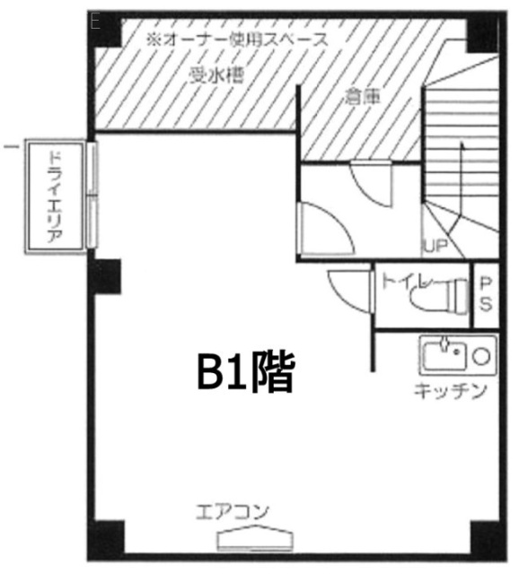 冨味ビルB1F 間取り図