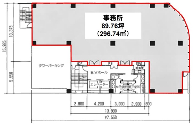 第2キンズメンビル7F 間取り図