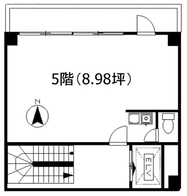 オフィスパークイン5F 間取り図