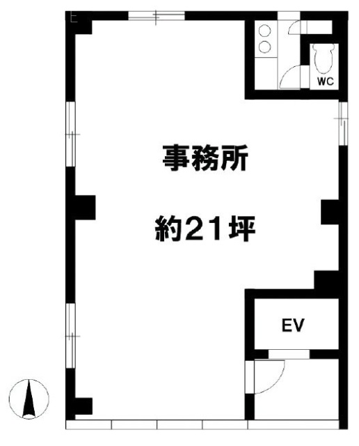 富沢ビル3F 間取り図