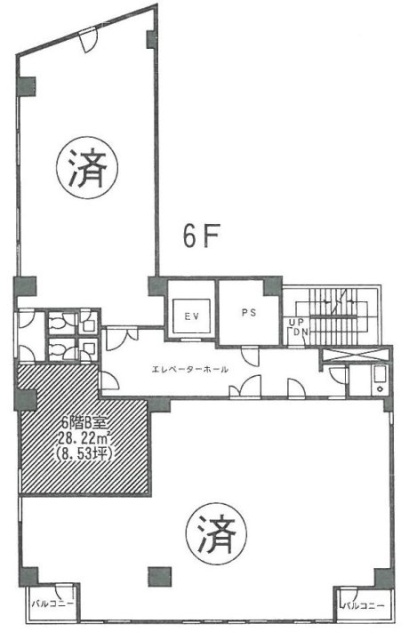 島田ビルB 間取り図