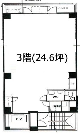 門前ビル3F 間取り図
