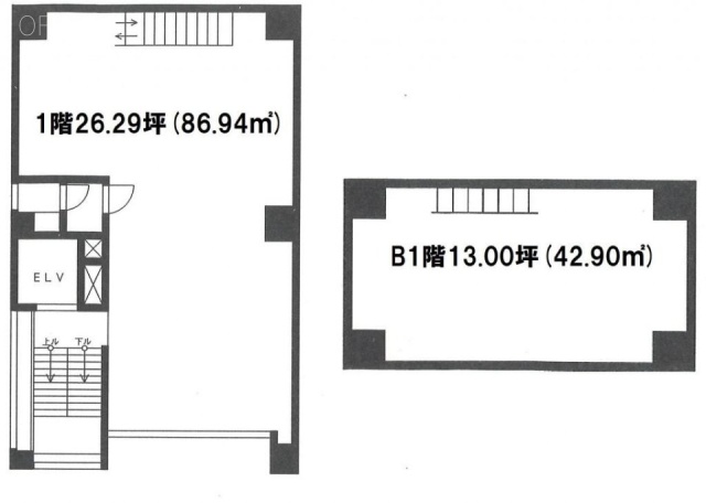 フェニックスビルB1~1F 間取り図