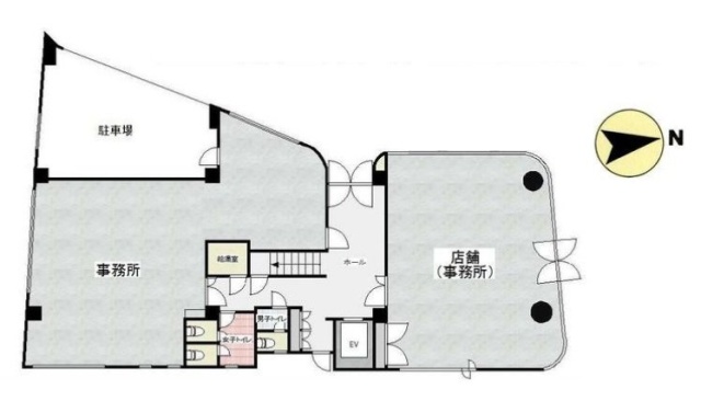 黒須ビル1F 間取り図