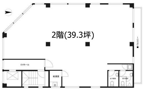 品川ビル2F 間取り図