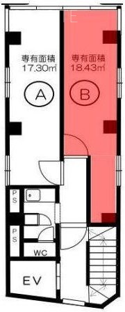 一番町SAビルB 間取り図