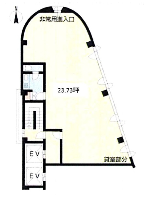 梅林堂7F 間取り図