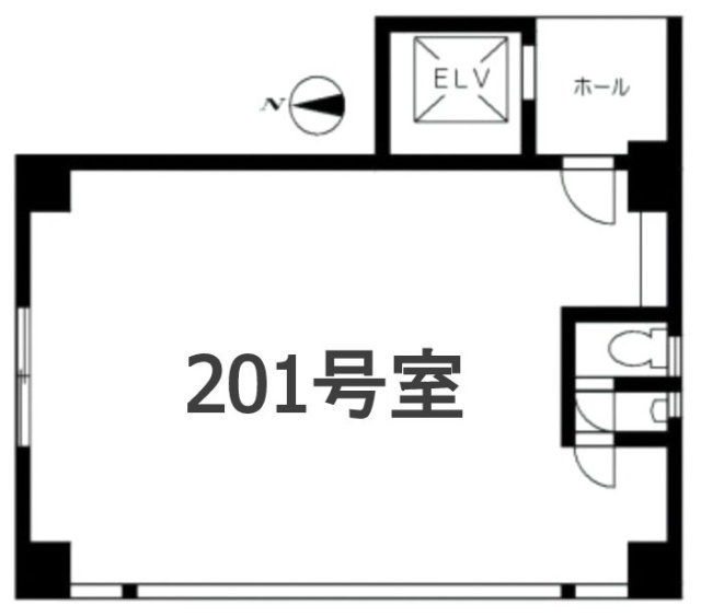 佐藤ビル201 間取り図
